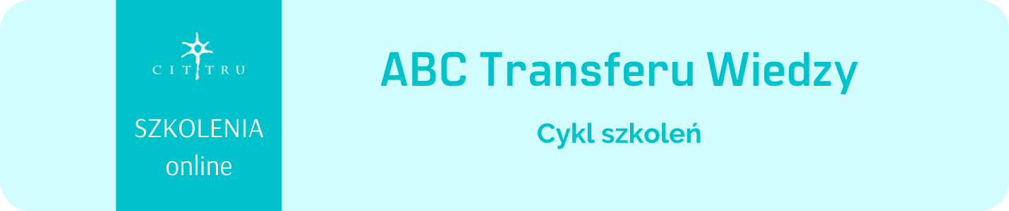 ABC Transferu Wiedzy cykl szkoleń online