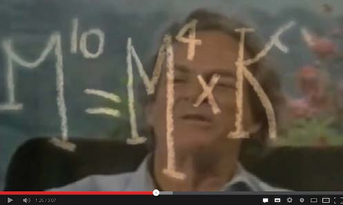 Zrzut kadru ze strony Youtube z równaniem matematycznym